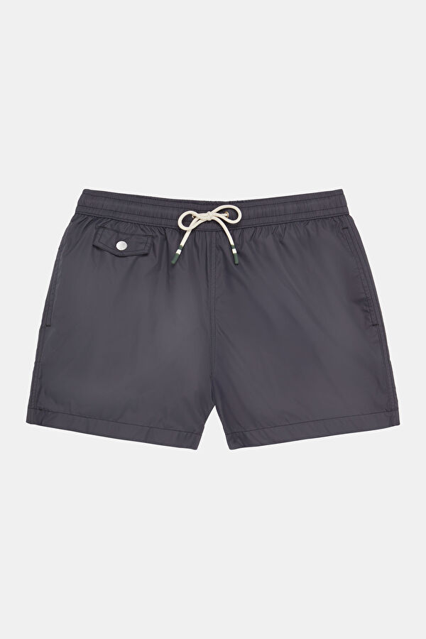Dark Grey Elasticated Men's Swimsuit 4