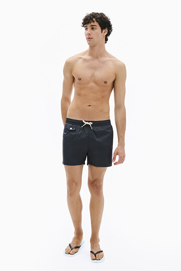 Dark Grey Elasticated Men's Swimsuit