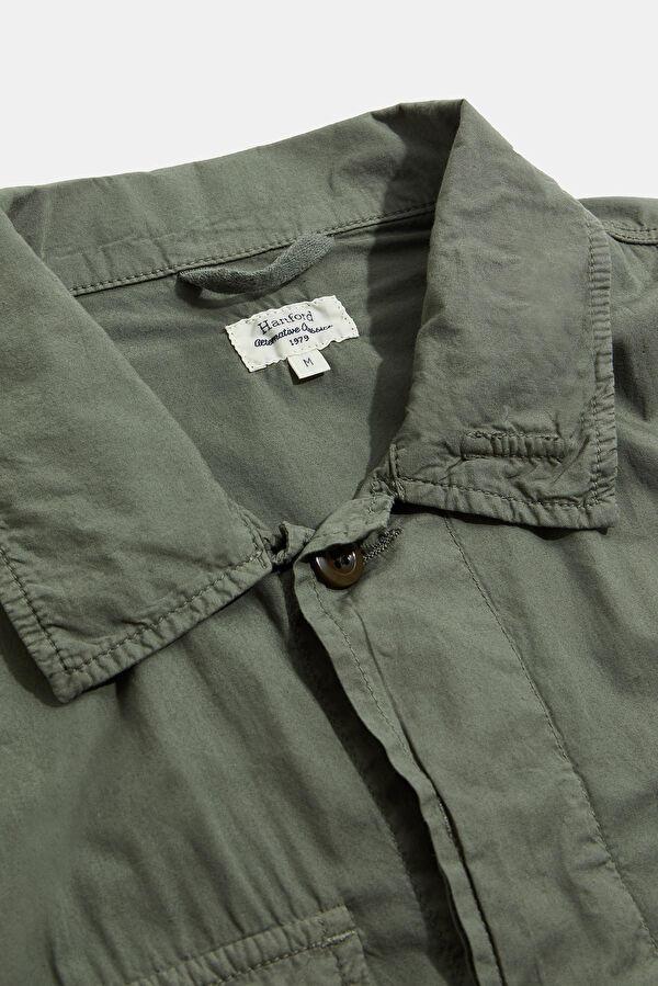 Khaki Buttoned Men's Jacket 6