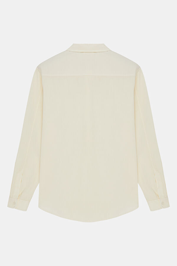Cream Men's Shirt 2
