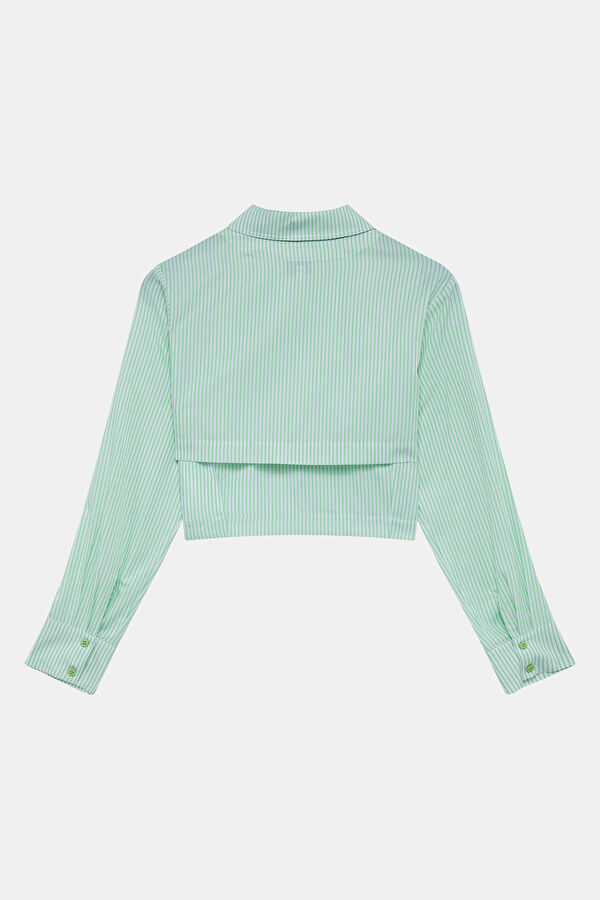 Multicolored Striped Women's Shirt 2