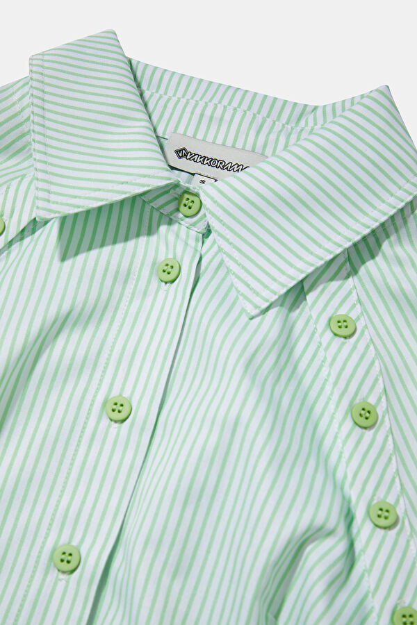 Multicolored Striped Women's Shirt 3
