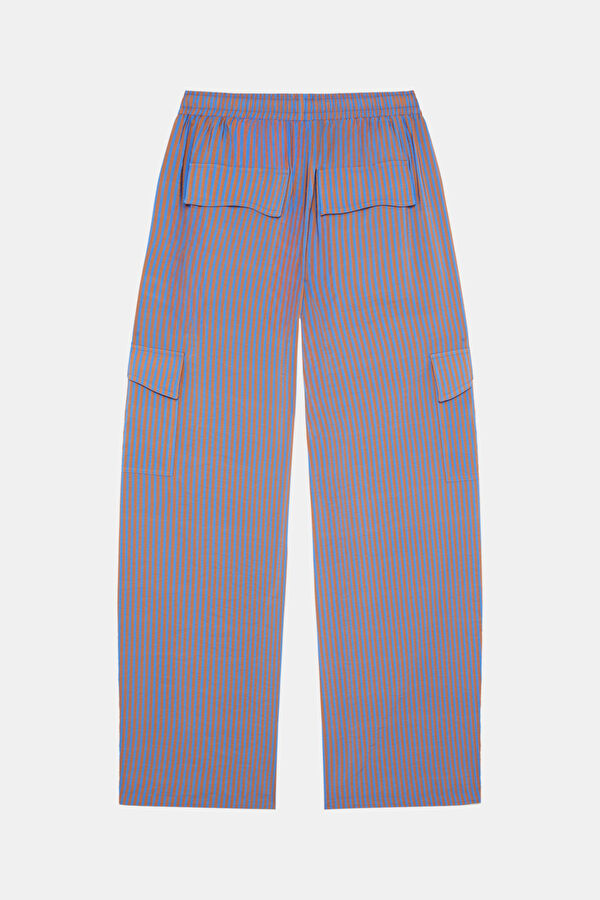 Çok Renkli Boru Paça Pantolon 4