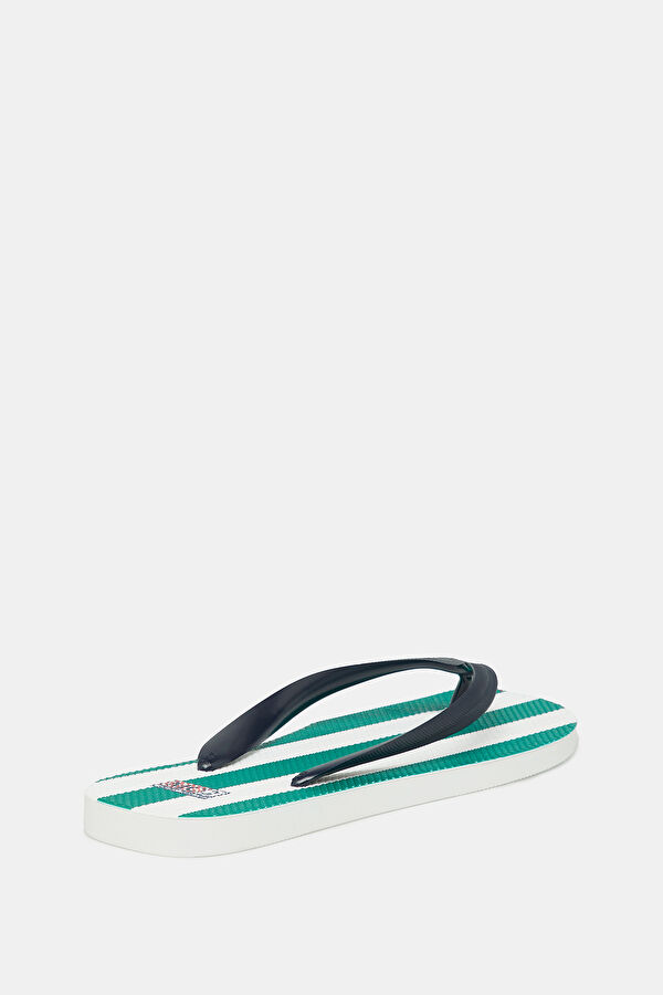 Green Striped Slippers 3