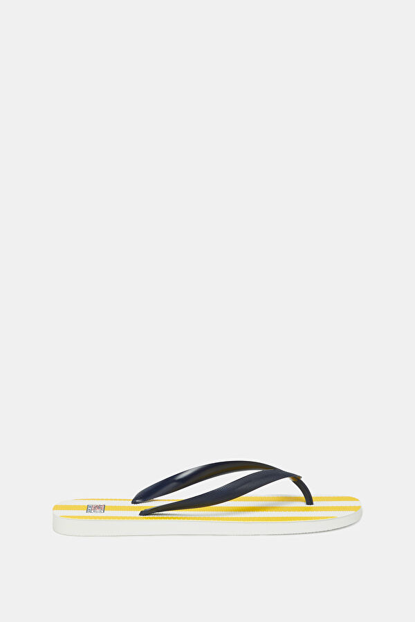 Yellow Striped Slippers