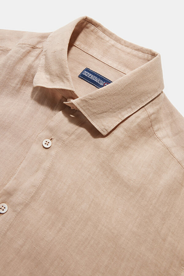 Mink Linen Regular Men's Shirt 7