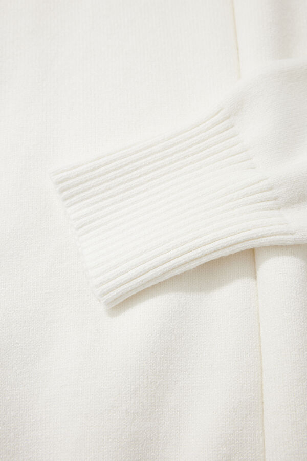 Ecru Patterned Sweater 4