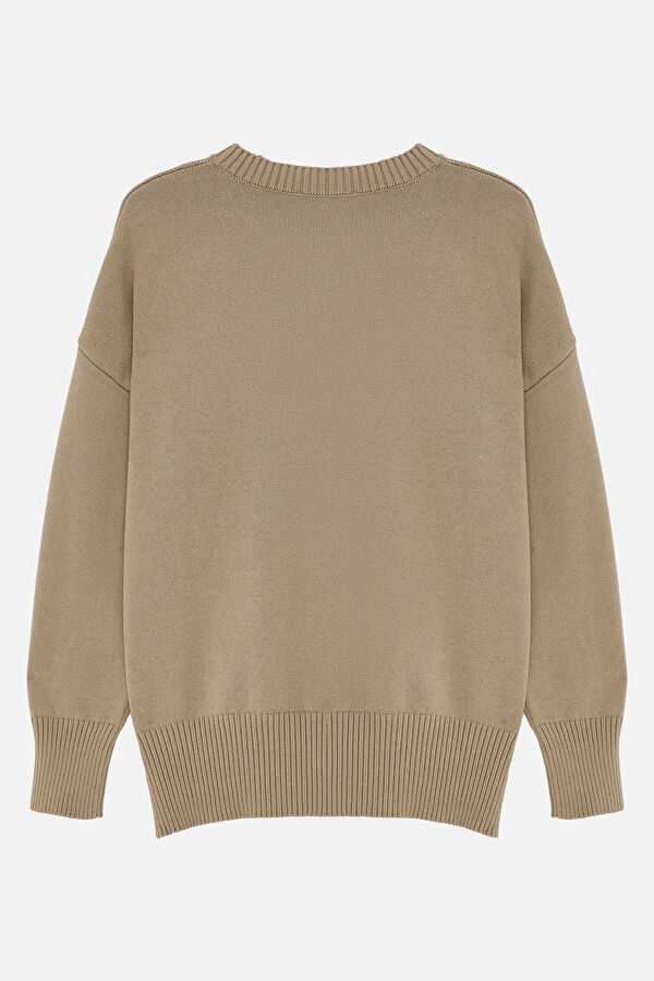 Women's Sweater with Mink Pattern 2