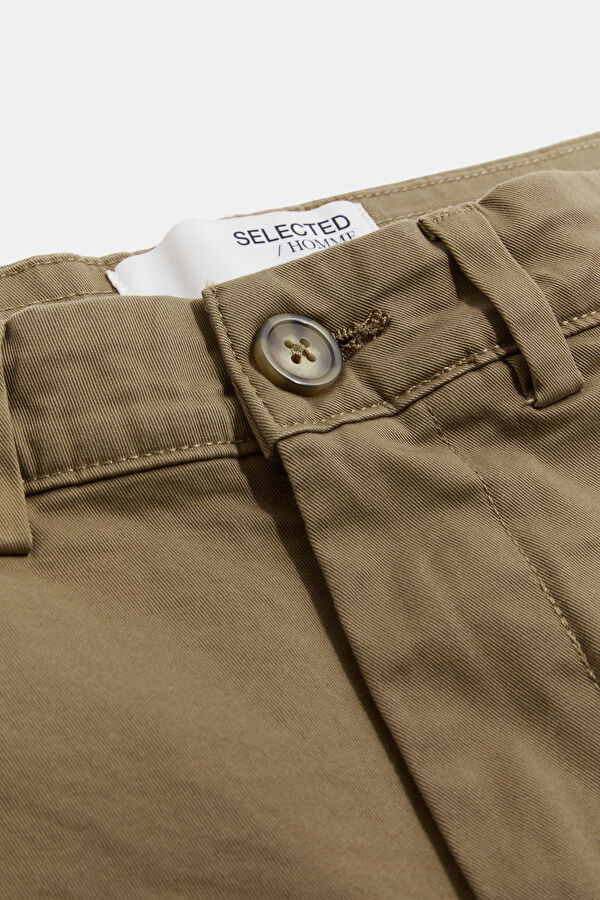 Light Brown Organic Cotton Men's Shorts 3
