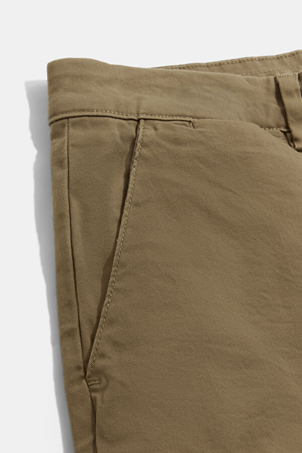 Light Brown Organic Cotton Men's Shorts 4
