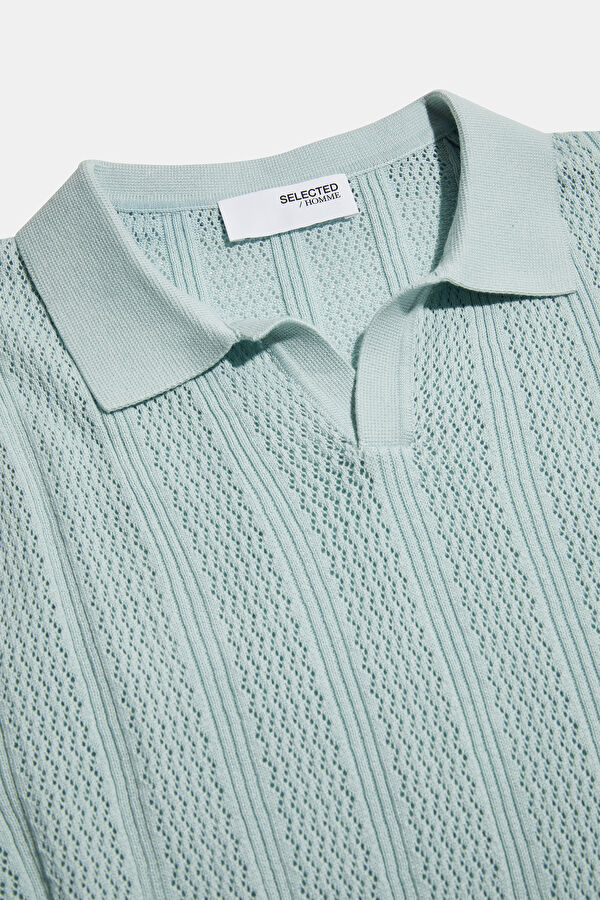 Açık Mavi Polo Yaka Erkek T-Shirt 5