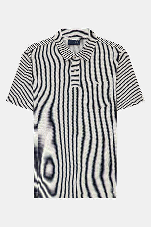 Lacivert Polo Yaka T-Shirt