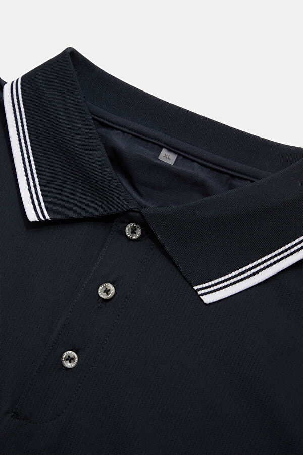Lacivert Polo Yaka Erkek T-Shirt 3