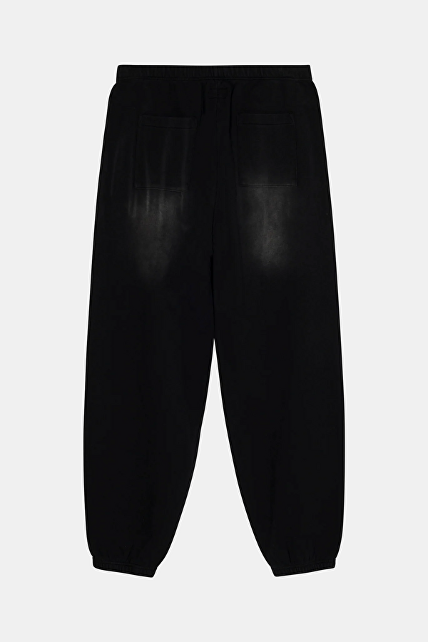 Relax Fit Black Wide Leg Sport Men's Trousers 2
