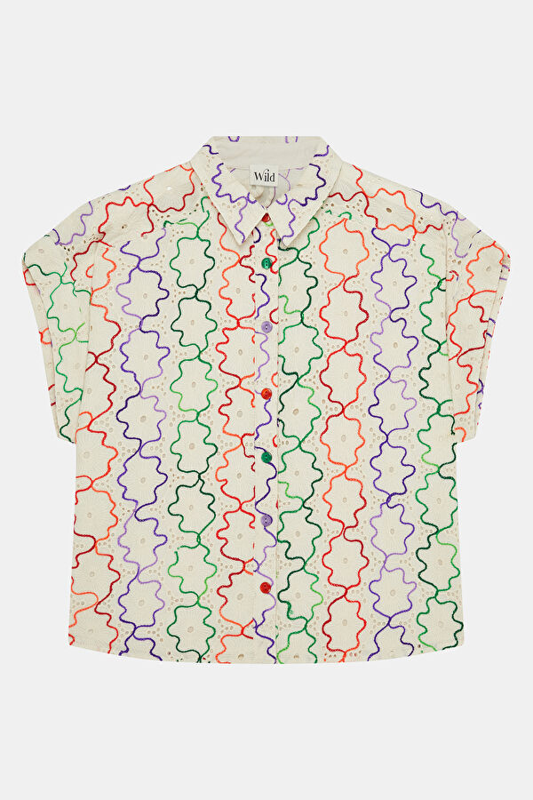 Multicolored Patterned Shirt
