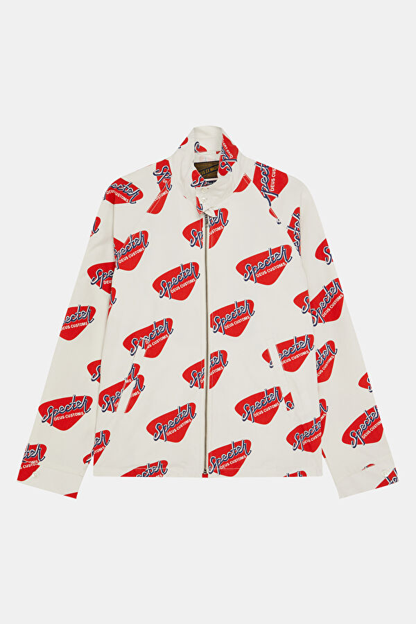 Multicolored Zip-Up Men's Jacket