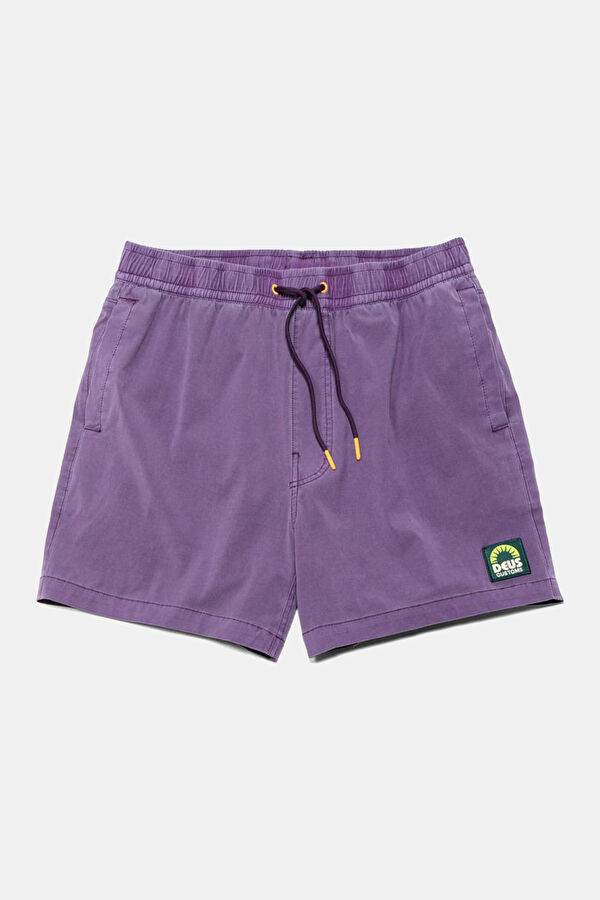 Purple Elastic Men's Swimsuit