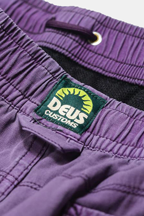 Purple Elastic Men's Swimsuit 4