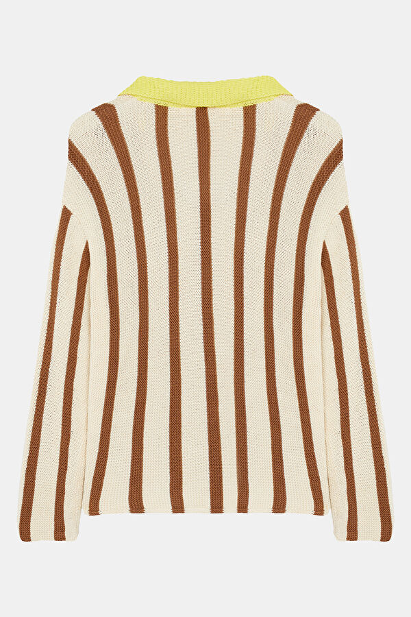 Coffee Patterned Women's Sweater 2