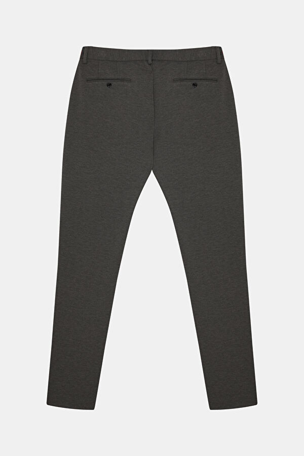 Grey Slim-Fit Men's Trousers 2
