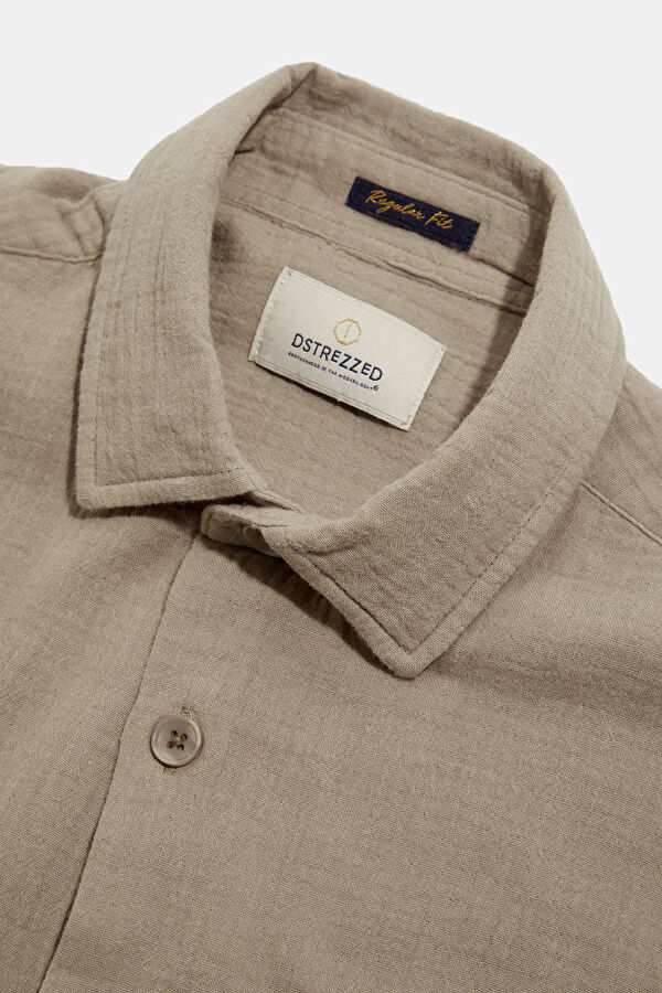 Khaki Men's Shirt 3