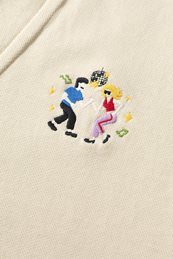 Cream Embroidered Men's Vest 3