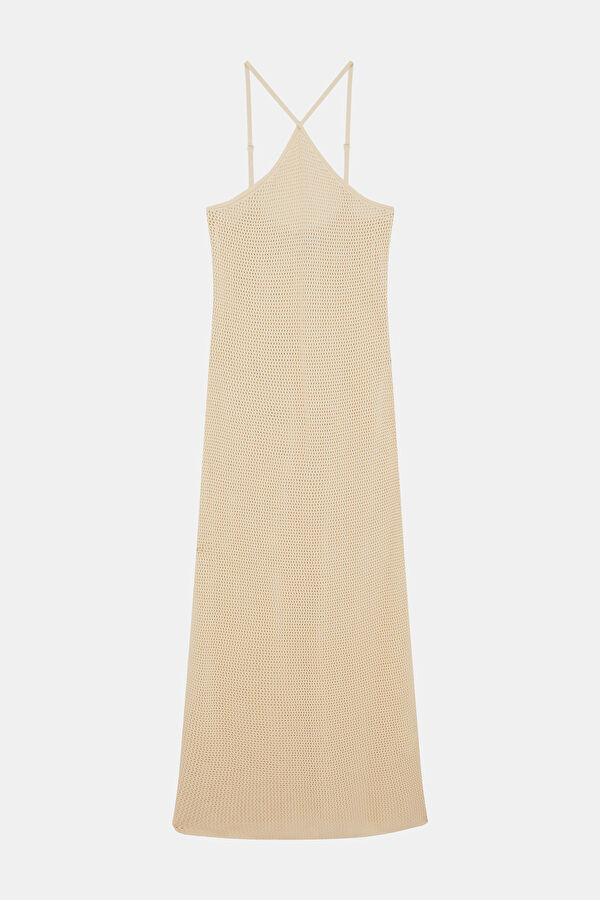 Off-white maxi women's dress 4