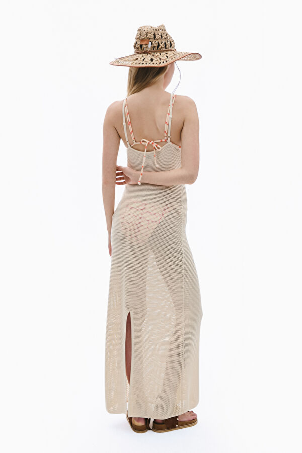 Off-white maxi women's dress 2