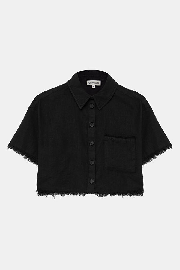 Black Linen Shirt 3