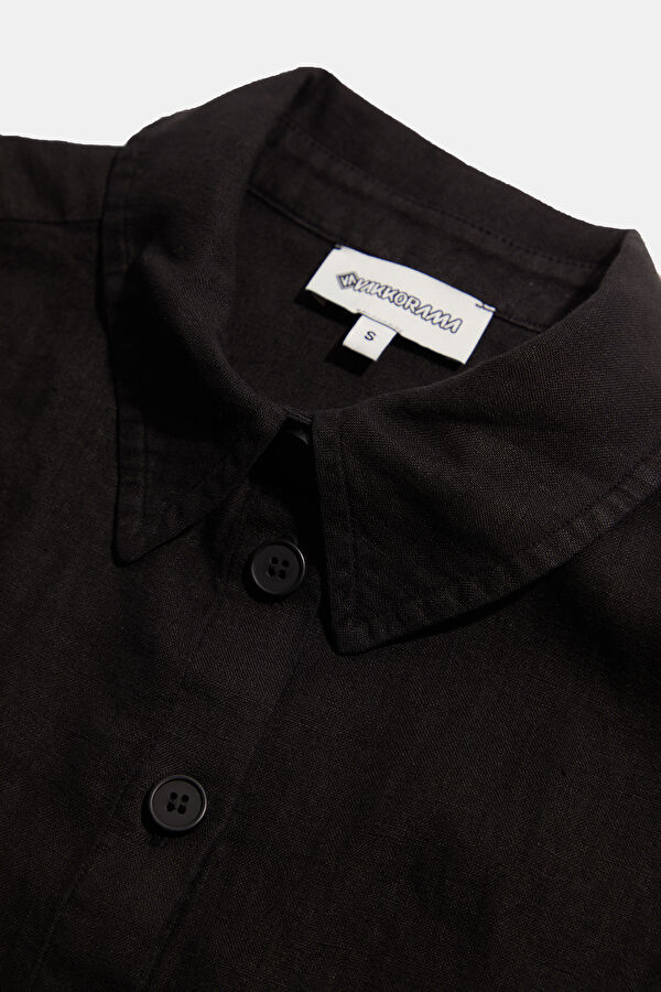Black Linen Shirt 5