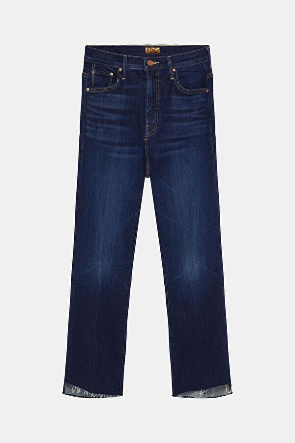 Navy Blue Pipe Leg Pants