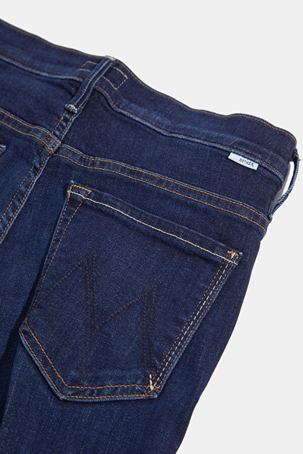 Navy Blue Pipe Leg Pants 4