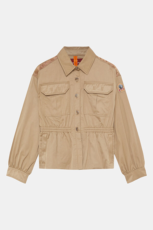 Beige Women's Raincoat