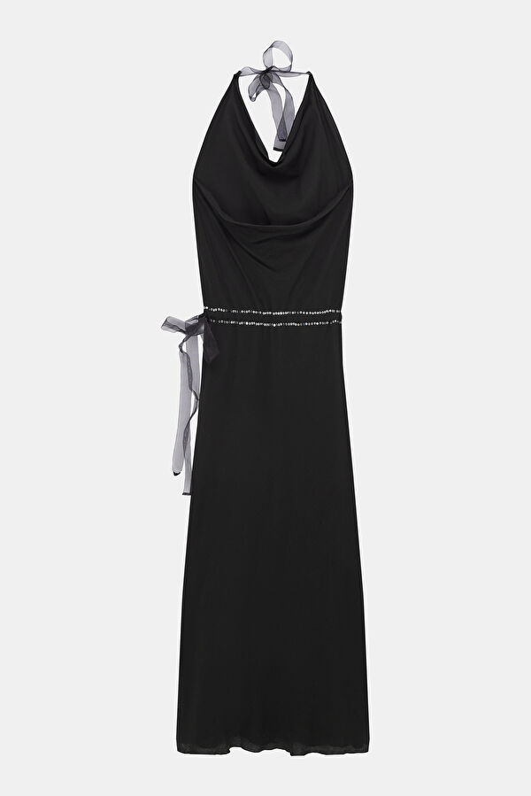 Black Maxi Women's Dress 2