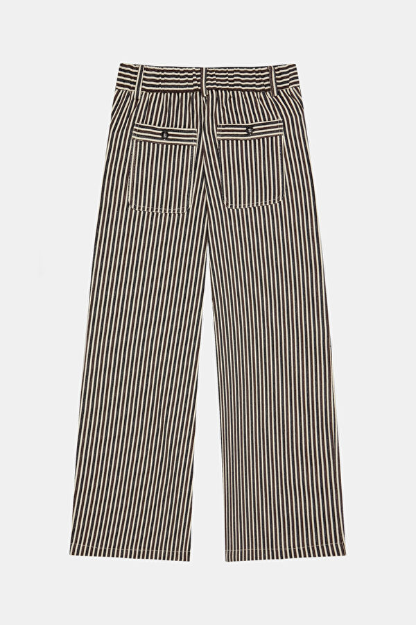Brown Wide Leg Women's Pants 2