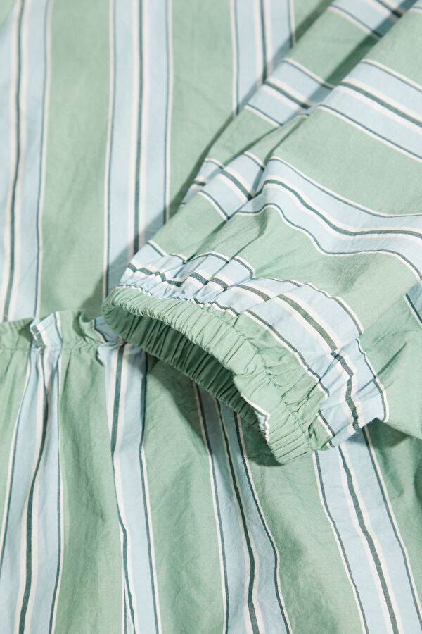 Green Patterned Women's Blouse 7