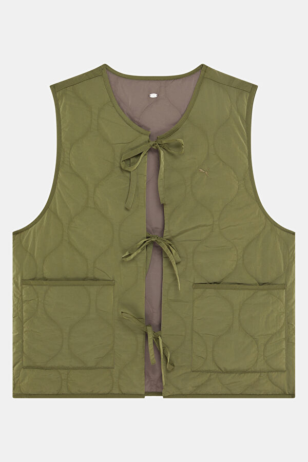 Yona Khaki Women's Vest
