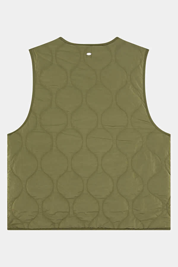 Yona Khaki Women's Vest 2