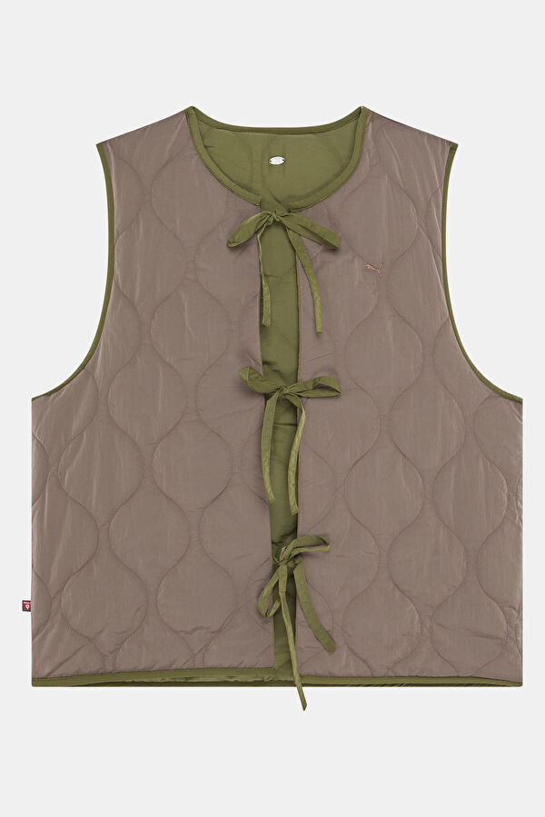 Yona Khaki Women's Vest 3