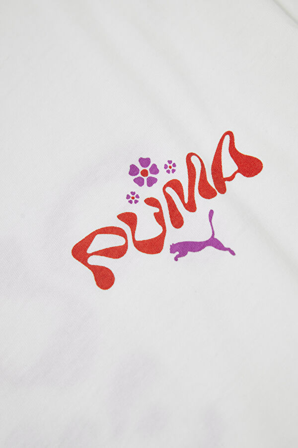White O Neck Printed T-Shirt 6