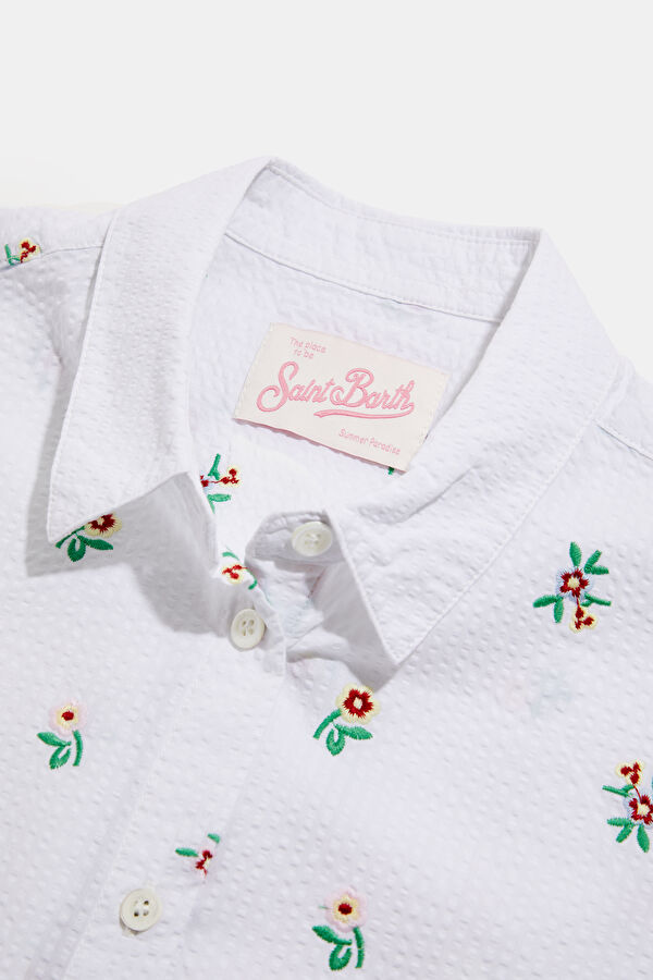 White Striped Patterned Shirt 3