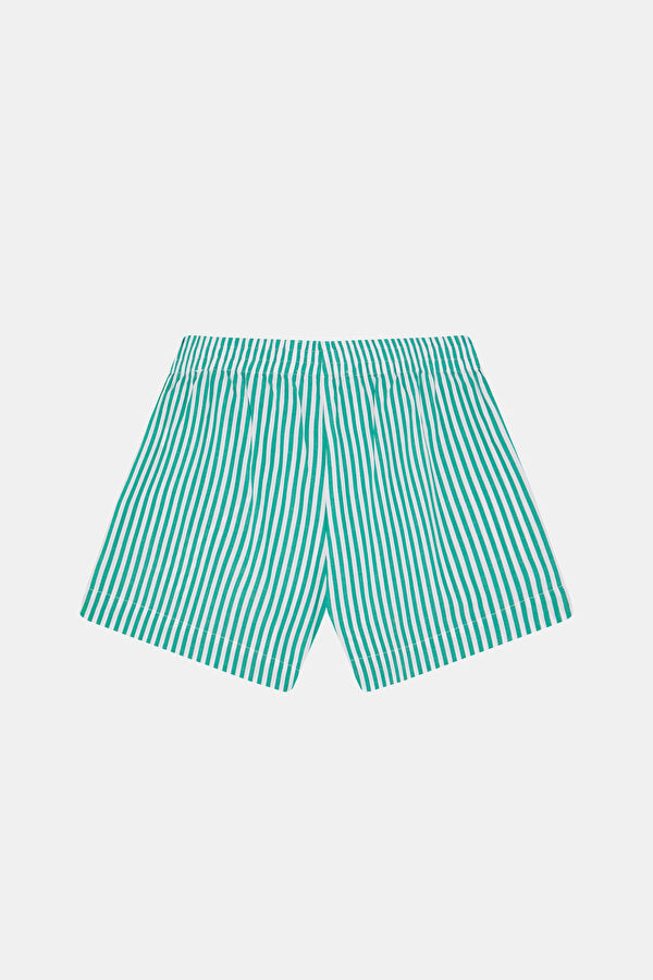 Green Patterned Shorts 2