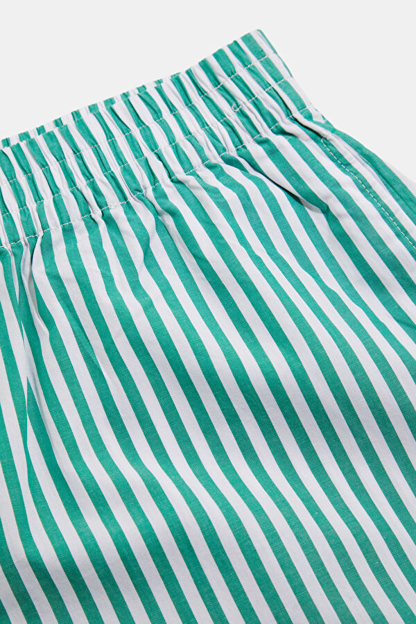 Green Patterned Shorts 3