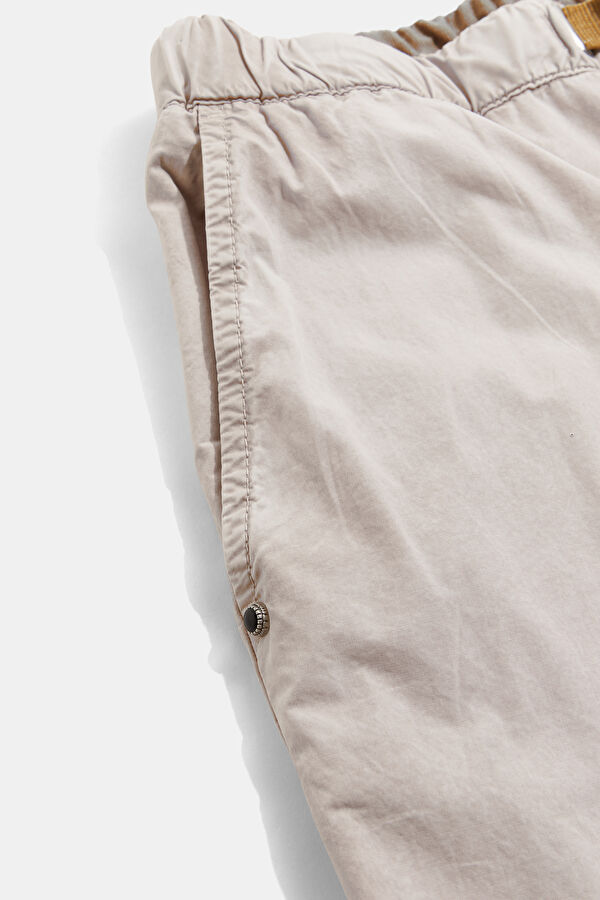 Beige Slim Fit Men's Trousers 4