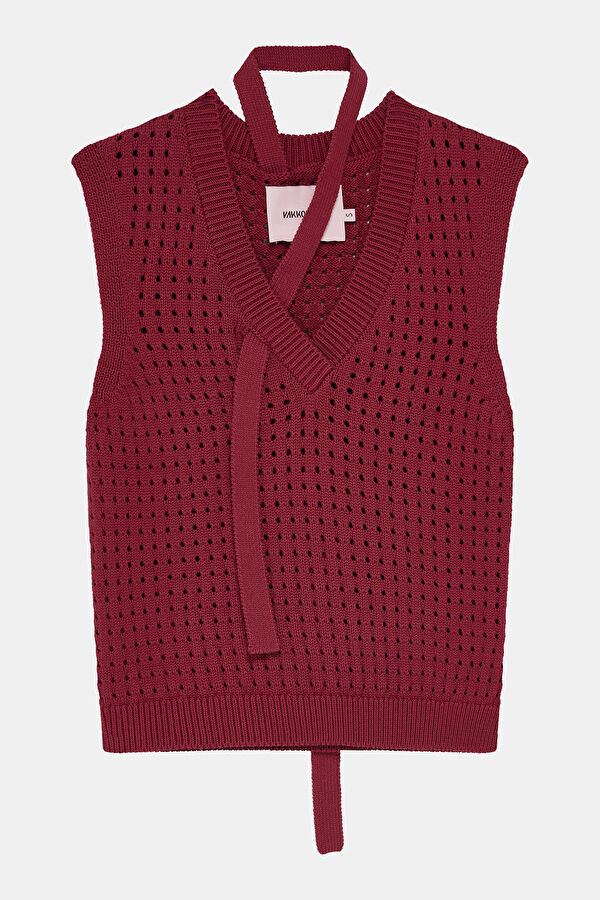 Colorful Pinpoint Knit Women's Sweater