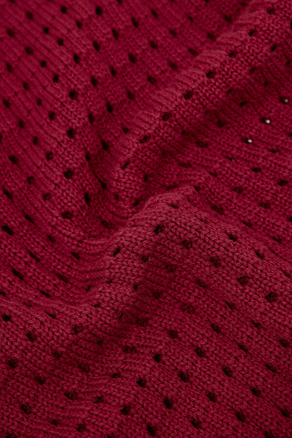 Colorful Pinpoint Knit Women's Sweater 4