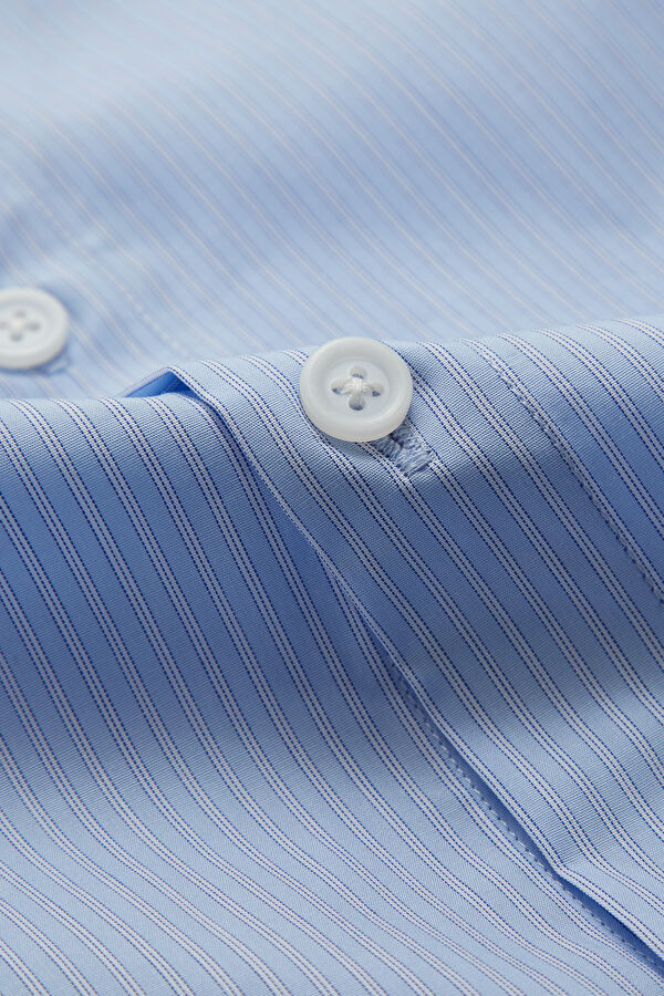 Relax Pattern Blue Shirt 5