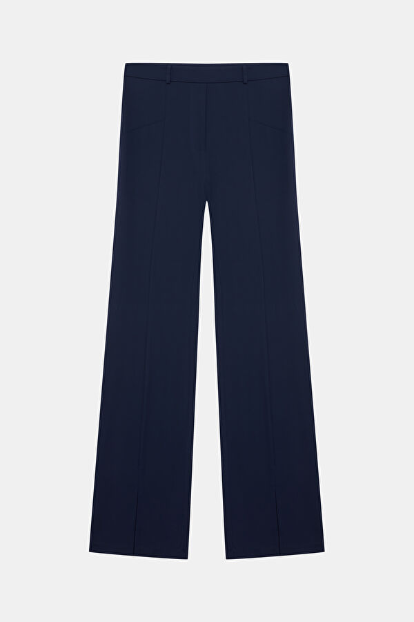 Navy Women's Straight Leg Trousers