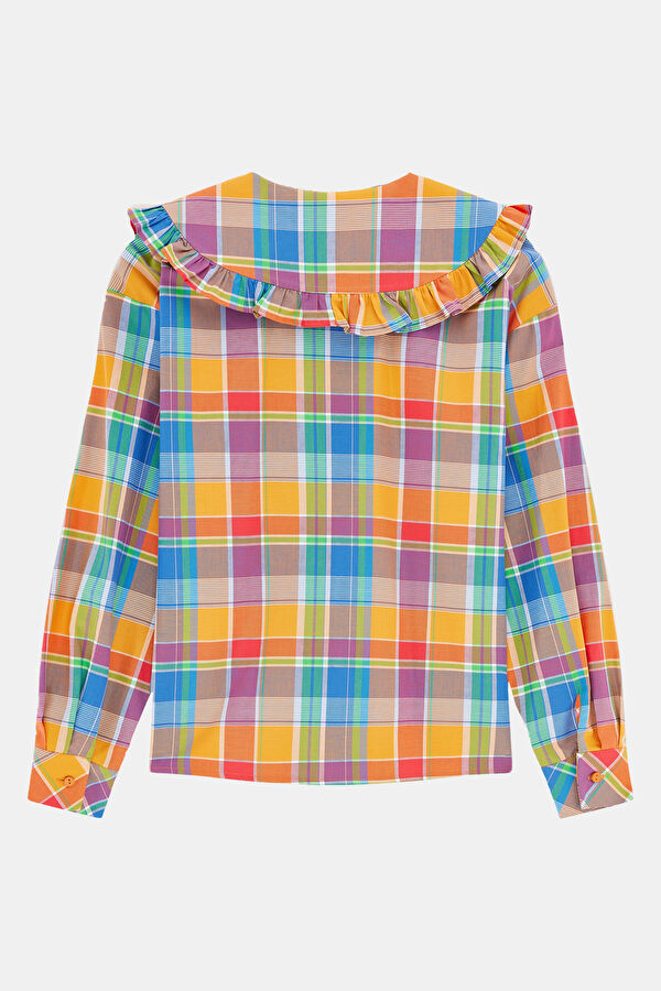 Multicolored Plaid Women's Shirt 2