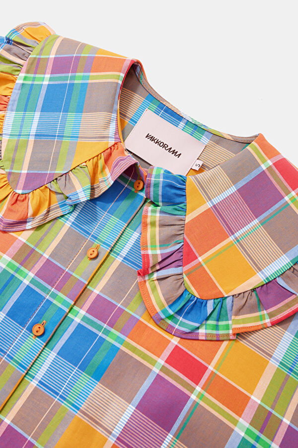 Multicolored Plaid Women's Shirt 3